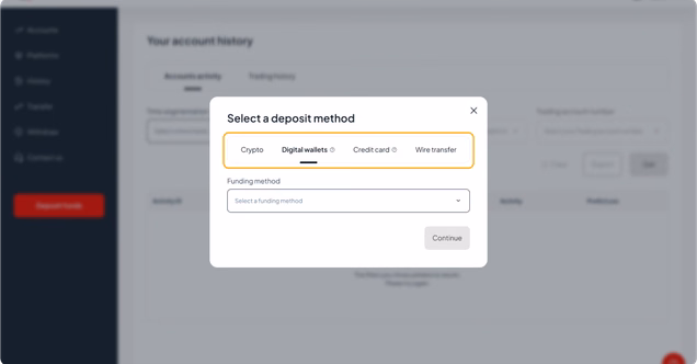 Step 3 deposit instructions desktop